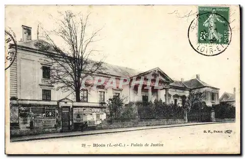 Cartes postales Palais de justice Blois