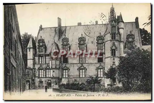 Cartes postales Palais de justice Beauvais