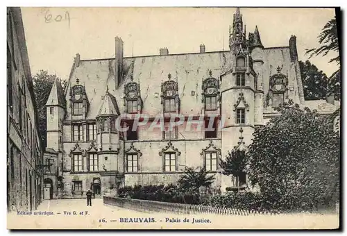 Cartes postales Palais de justice Beauvais