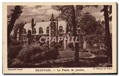 Cartes postales Palais de justice Beauvais