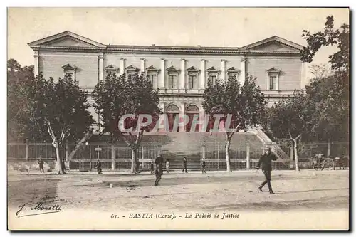 Ansichtskarte AK Palais de justice Bastia Corse Corsica