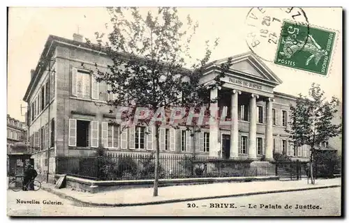 Ansichtskarte AK Palais de justice Brive