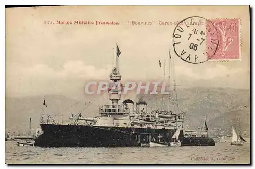 Cartes postales Bateau de Guerre Bouvines Garde Cotes Cuirasse