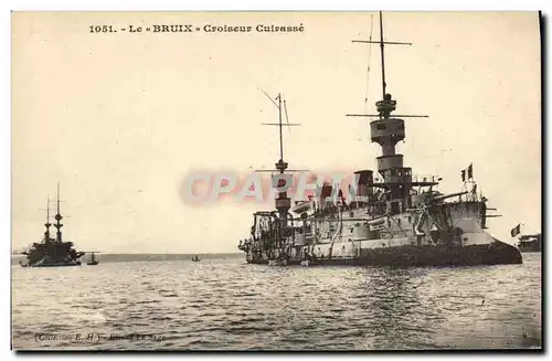 Ansichtskarte AK Bateau de Guerre Le Bruix Croiseur Cuirasse