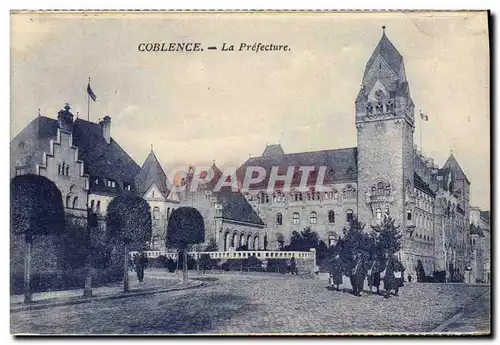 Cartes postales Prefecture Coblence Soldats Militaria