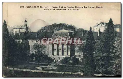 Ansichtskarte AK Prefecture Chambery Facade Sud de l'ancien chateau des Ducs de Savoie Hotel de la Prefecture Les