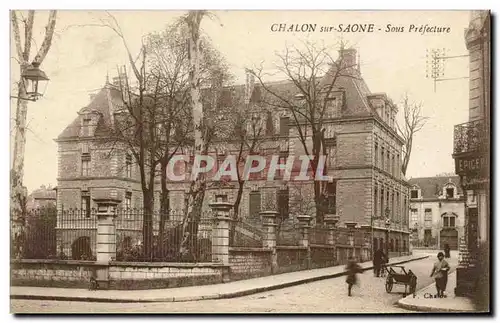 Cartes postales Chalon sur Saone La Sous Prefecture