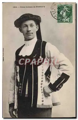 Cartes postales Folklore Jeune Homme de Pontivy