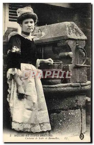 Cartes postales Folklore Costume de Scaer et Bannallec
