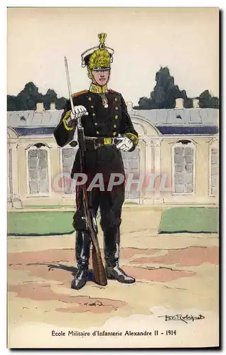 Ansichtskarte AK Militaria Ecole militaire d'infanterie Alexandre II 1914