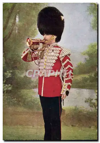 Ansichtskarte AK Militaria Grenadier Guards Bugler Review Order