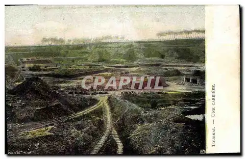 Cartes postales Tournai Une carriere