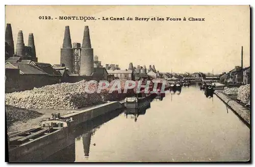 Cartes postales Montlucon Le canal d Berry et les fours a chaux