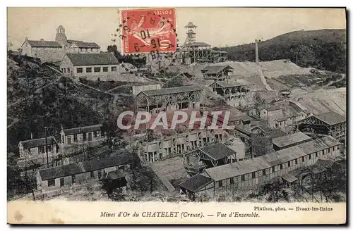 Ansichtskarte AK Mines d'or du Chatelet Creuse Vue d'ensemble TOP