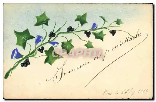 Cartes postales Fantaisie (dessin a la main) Fleurs