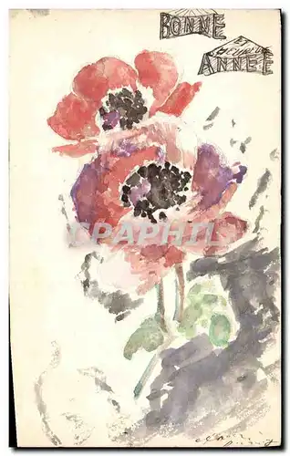 Cartes postales Fantaisie (dessin a la main) Fleurs