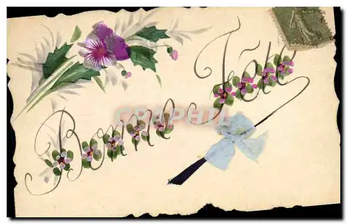 Cartes postales Fantaisie (dessin a la main) Fleurs