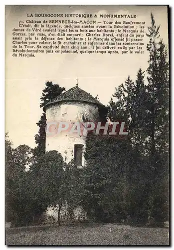 Ansichtskarte AK Chateau de Sennece Les Macon