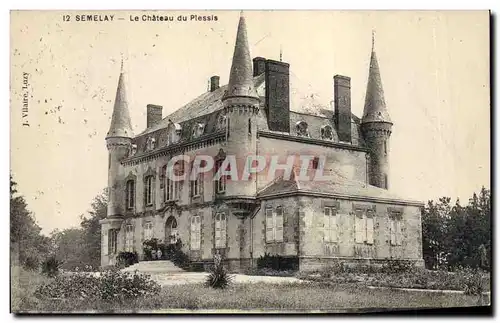 Cartes postales Chateau du Plessis Semelay