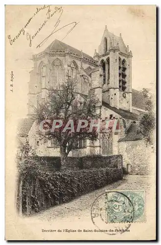 Cartes postales Derriere de l'eglise De Saint Sulpice de Favieres