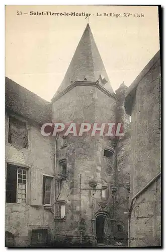 Cartes postales Chateau Saint Tierre le Moutier Le bailliage