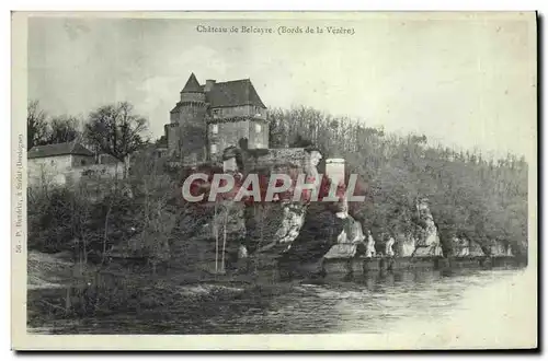 Cartes postales Chateau de Belcayre Bords de la Vezere