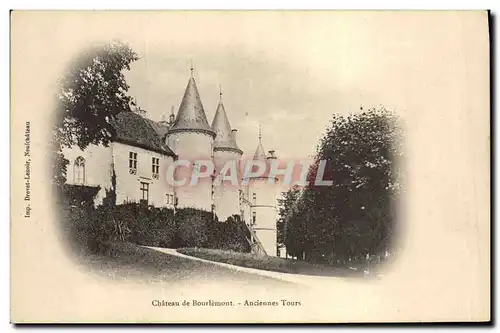 Cartes postales Chateau de Bourlemont Anciennes tours