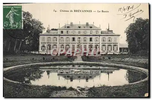 Ansichtskarte AK Chateau de Brevannes Le bassin