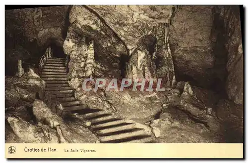 Cartes postales Grotte Grottes de Han La salle vigneron