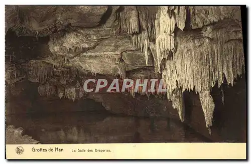 Cartes postales Grotte Grottes de Han la salle des draperies