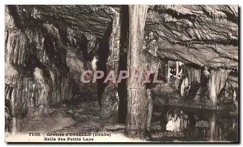 Ansichtskarte AK Grotte Grottes d'Osselle Salle des petits Lacs