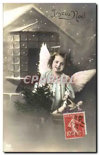 Cartes postales Fantaisie Enfant Poupee Ange