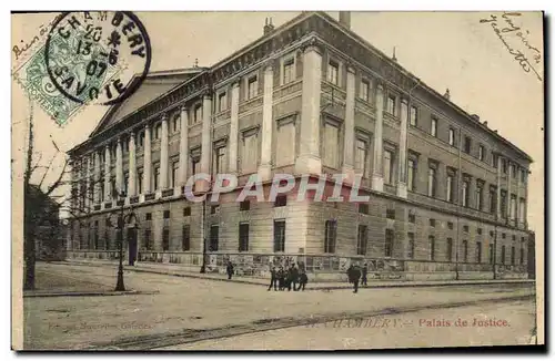 Cartes postales Palais de justice Chambery