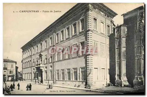 Cartes postales Palais de justice Carpentras