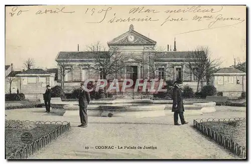 Ansichtskarte AK Palais de justice Cognac