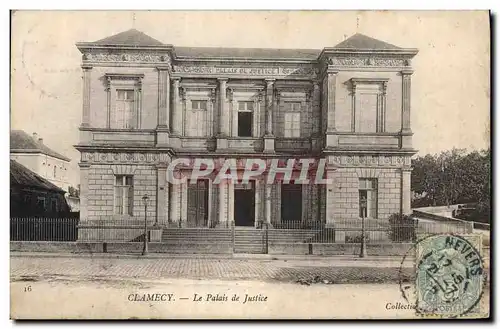 Ansichtskarte AK Palais de justice Clamecy