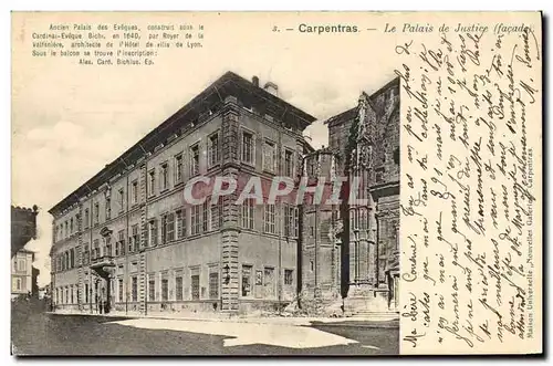 Cartes postales Palais de justice Carpentras