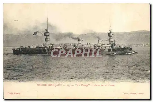 Cartes postales Bateau de Guerre Le Chanzy Croiseur de 1ere classe