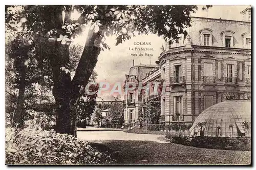 Cartes postales Prefecture vue du parc Colmar