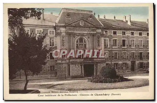 Ansichtskarte AK Cour interieure de la Prefecture Chateau de Chambery Savoie