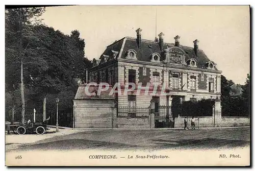 Cartes postales Compiegne La Sous Prefecture