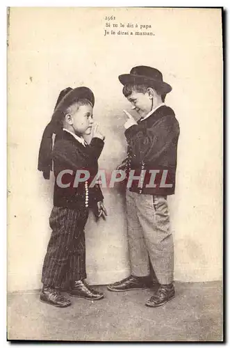 Ansichtskarte AK Folklore Enfants Bretagne