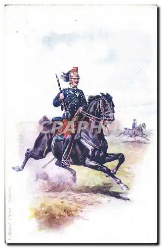 Ansichtskarte AK Militaria Cavalier