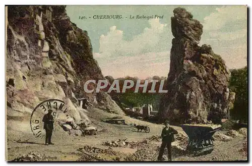 Cartes postales Carrieres Cherbourg La Roche qui Pend