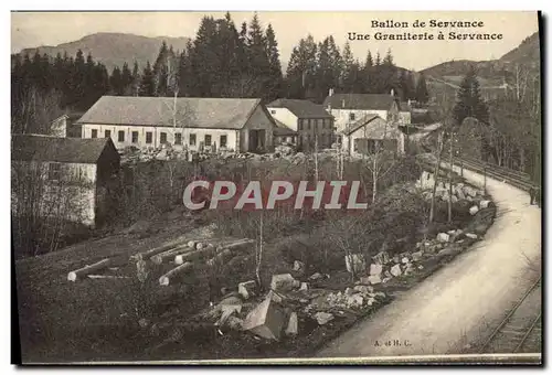 Cartes postales Ballon de Servance Une Graniterie a Servance