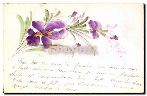 Cartes postales Fantaisie (dessin a la main) Fleurs