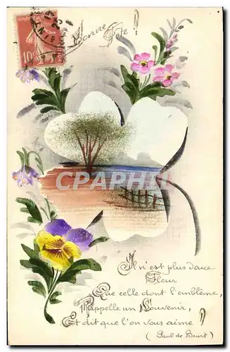 Cartes postales Fantaisie (dessin a la main) Fleurs