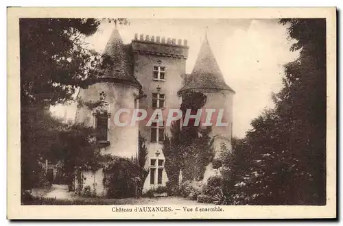 Cartes postales Chateau d'Auxances Vue d'ensemble