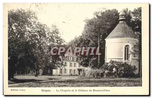 Ansichtskarte AK Dangeau La chapellet et le Chateau de Boutonvilliers