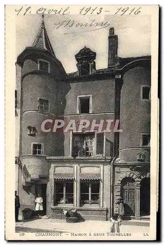 Ansichtskarte AK Chateau Chaumont Maison a deux tourelles